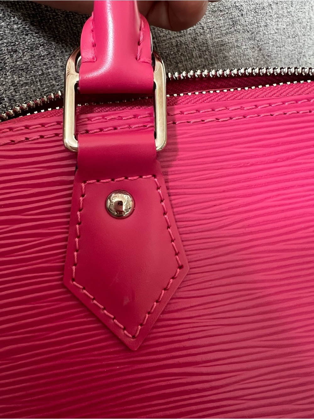 Louis Vuitton Alma PM EPI fuchsia - Picture 15 of 16